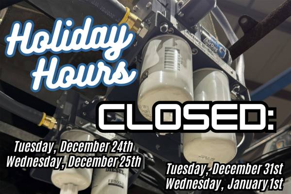 Holiday Hours